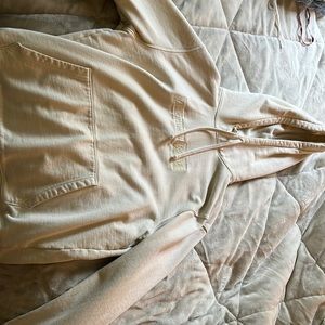 American Eagle white mens hoodie